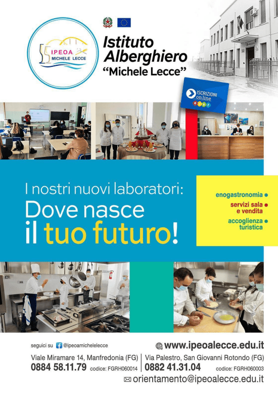 Open Day All'ipeoa "Michele Lecce" Il 18 Gennaio A San Giovanni Rotondo E Il 21 A Manfredonia — Gargano Fm 786_x_550_png