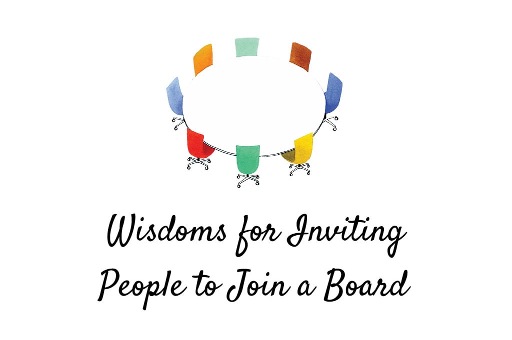 Wisdoms for Inviting People to join a Board Gather as You Go