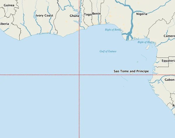 what is at zero degrees latitude and zero degrees longitude geography realm