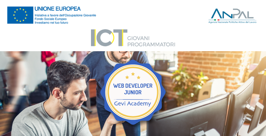 Web Developer Junior Corso Gratuito Napoli | Geviacademy 433_x_845_png