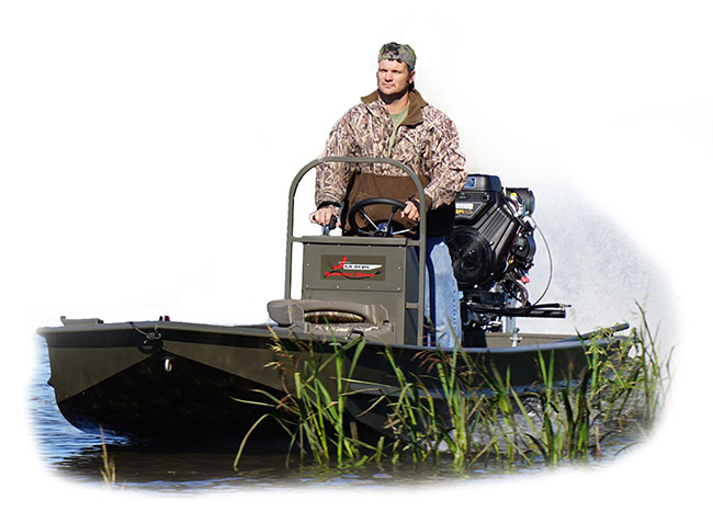 A pontoon boat has a distinctive look to. Go Devil Manufacturers Of Louisiana Engines And Boats