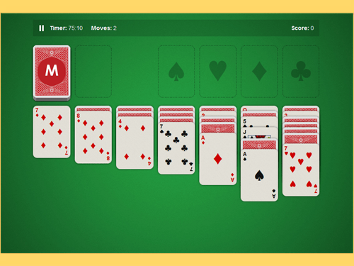 The games on this website are using play (fake) money. Google Solitaire