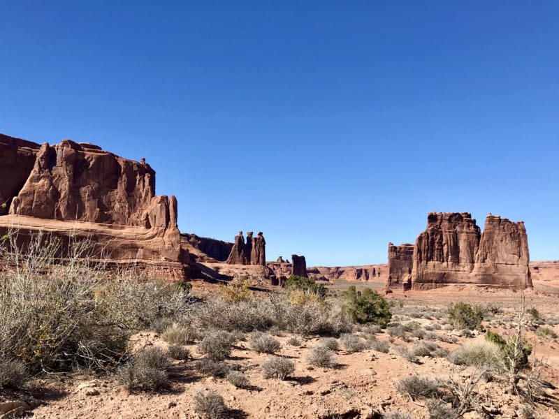 Delicate arch is the icon,* looping 65 feet out of an orange bluff according to its own invented axes, but every single hike in arches national park will show you something that changes your perspective: Visiting Arches National Park With Pets Gopetfriendly