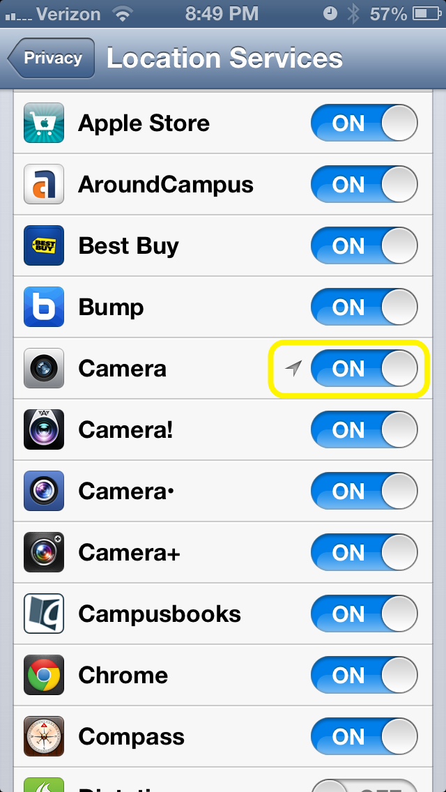 How to Turn Off Location Data on iPhone Photos