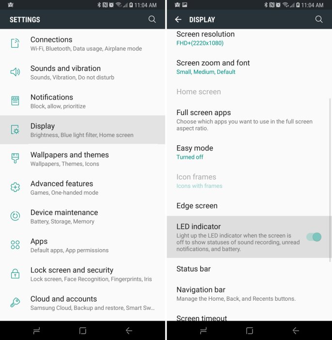 How to Turn Off the Galaxy S9 Notification Light