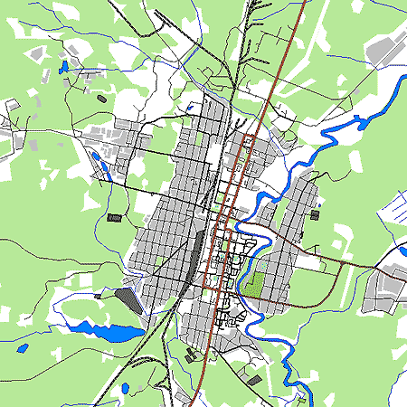 рисовать план города