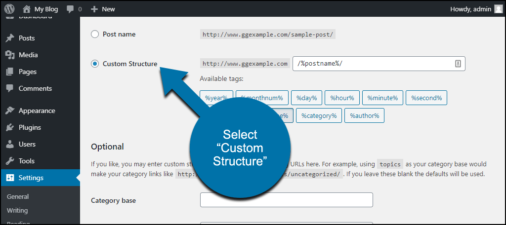 De url van een wordpress pagina bestaat uit domeinnaam, slash, vraagteken, en code die naar de database verwijst. How To Create Custom Permalinks In Wordpress And Why Greengeeks