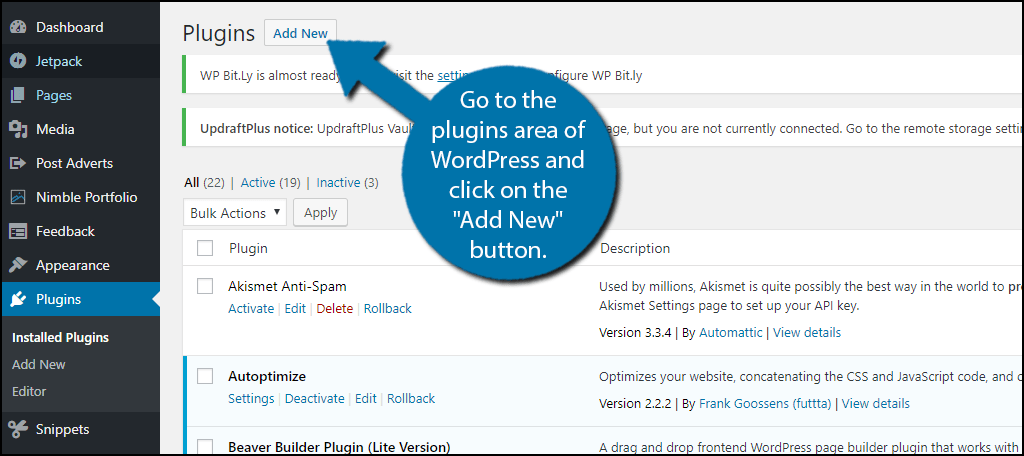 Wordpress doesn't offer any kind of notification system. How To Add Custom Admin Notices To Wordpress Greengeeks