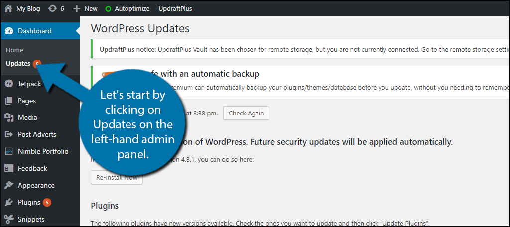 You can also find a website's theme and plugins through the source code. How To Make Wordpress Check For Plugin Updates Greengeeks