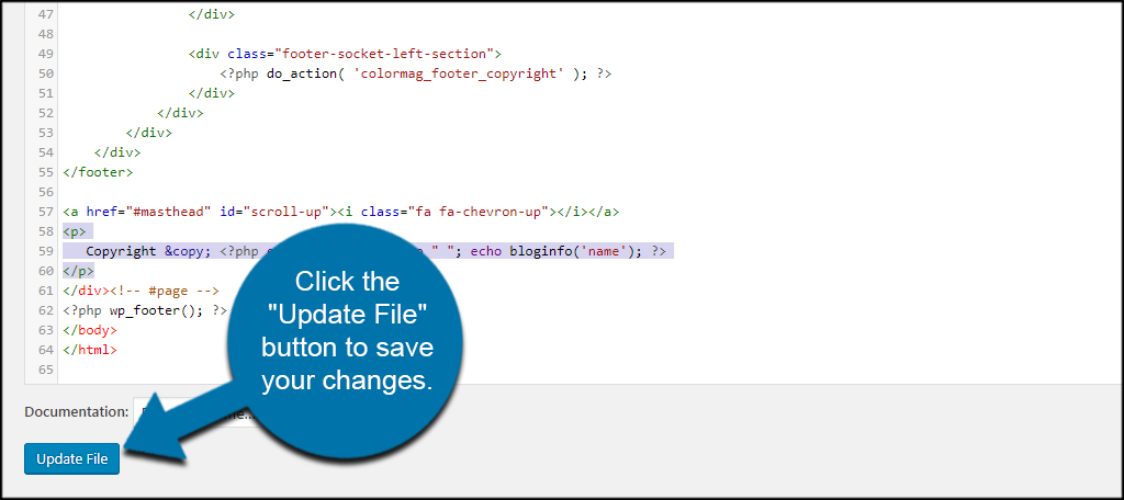 Manually changing the year in your wordpress footer? How To Show A Dynamic Copyright Date In The Footer Of Wordpress Greengeeks