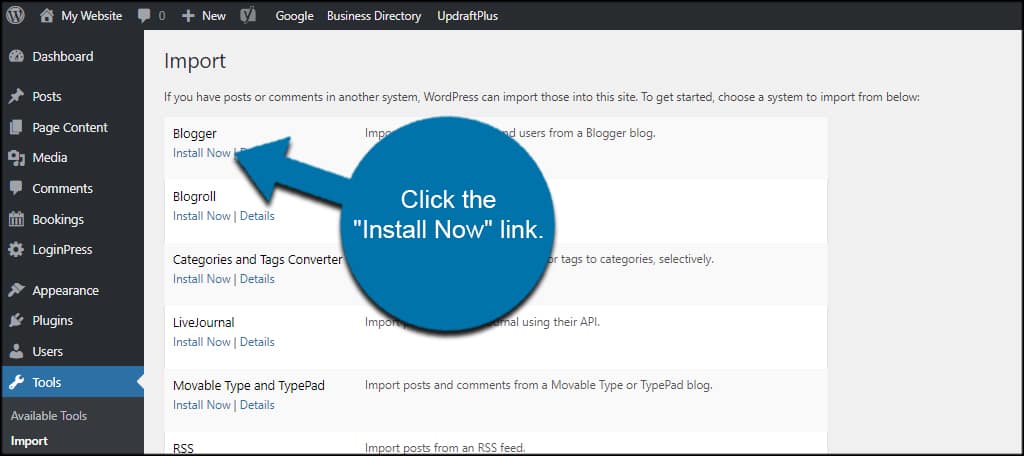 Convert blogger blog to wordpress. How To Migrate From Blogger To Wordpress Greengeeks