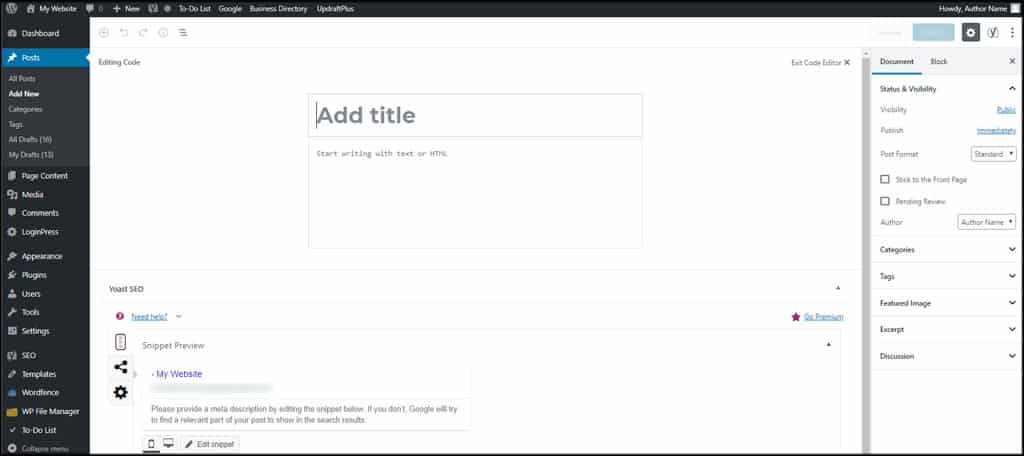 Learn how to use gutenberg, the new wordpress editor. How To Disable The Gutenberg Editor In Wordpress Greengeeks
