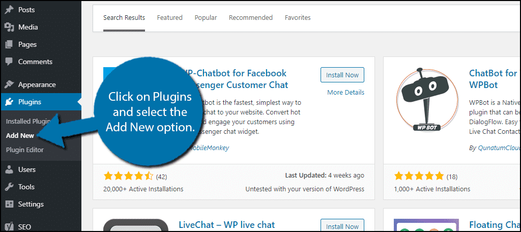 The wordpress chatbot tidio can also be linked to facebook messenger. How To Add A Facebook Messenger Bot In Wordpress Greengeeks