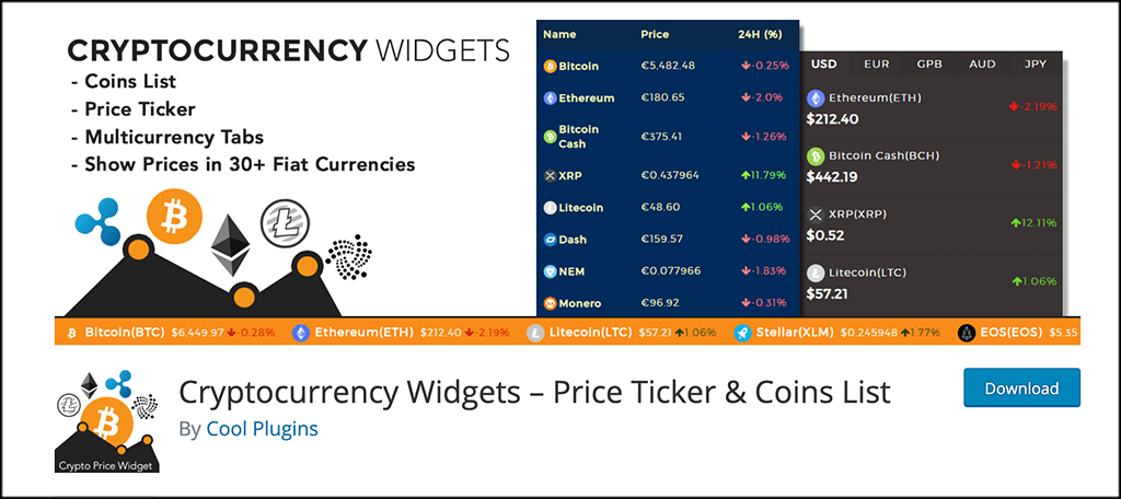 When autosize is on, the widget uses 100% of available width and/or height of the enclosing element. How To Add A Ticker With Cryptocurrency Widgets In Wordpress Greengeeks