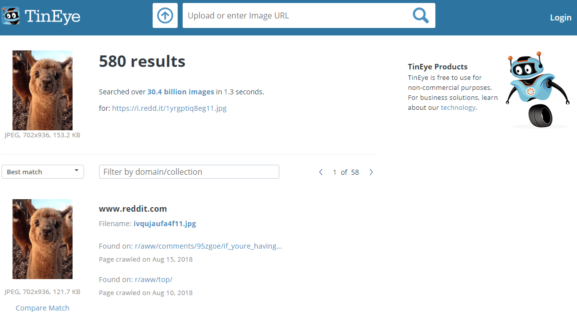 Comment Faire Une Recherche D Image Inversee Google Tineye