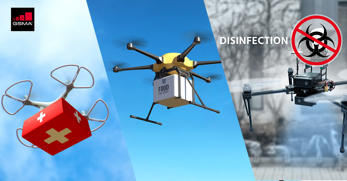 GSMA How the emergence of connected drones is helping the fight against COVID19 of GSMA How the emergence of connected drones is helping the fight against COVID19 of
