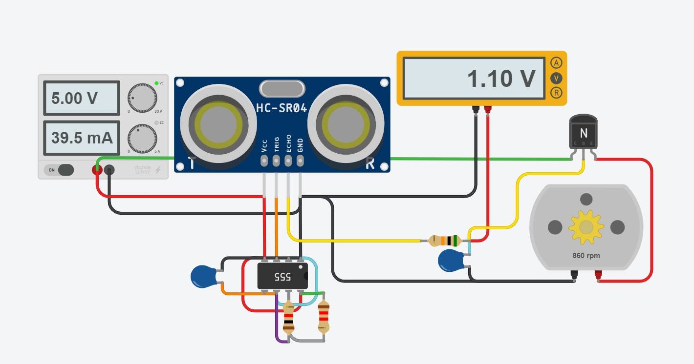 Ultrasonic Sensor Circuit Diagram With Arduino Codes
