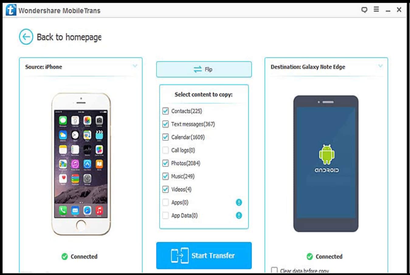 · go to your android device. Transferring Whatsapp data from iPhone to Android with ...