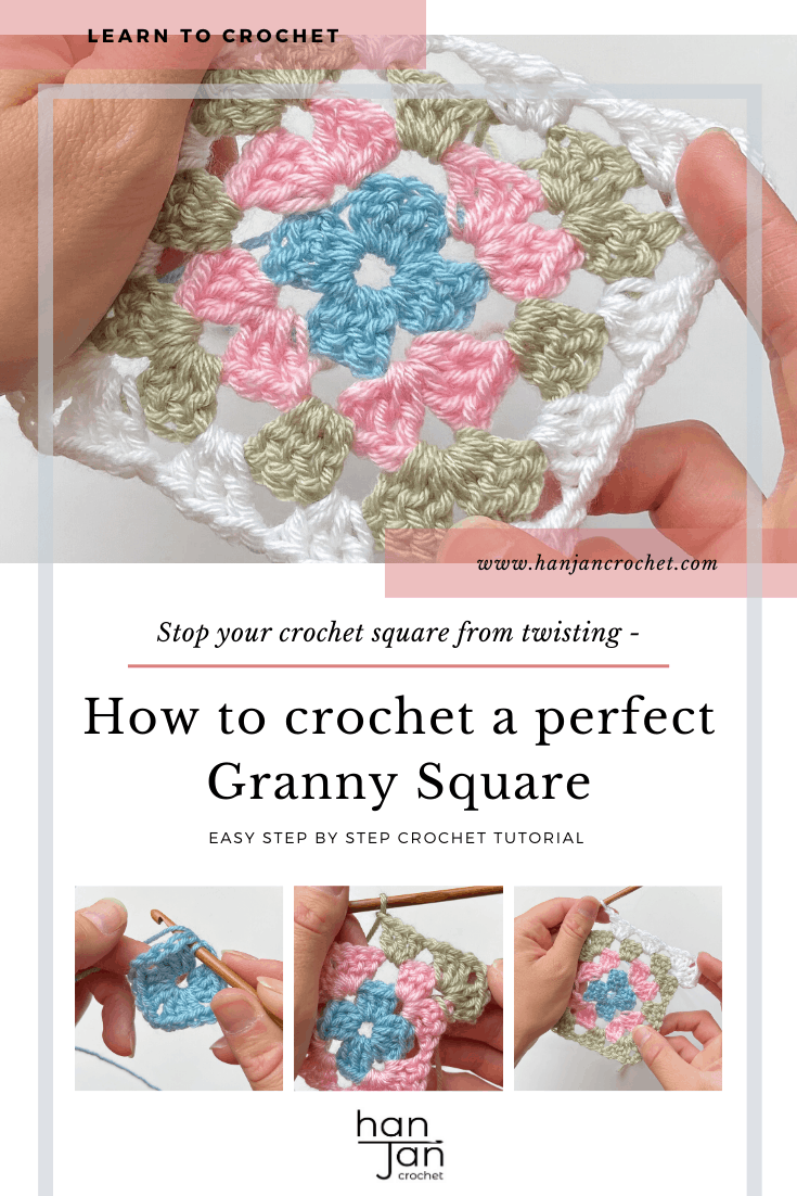 Make a slip knot and chain 4. How To Crochet A Granny Square And Keep It Completely Straight Hanjan Crochet