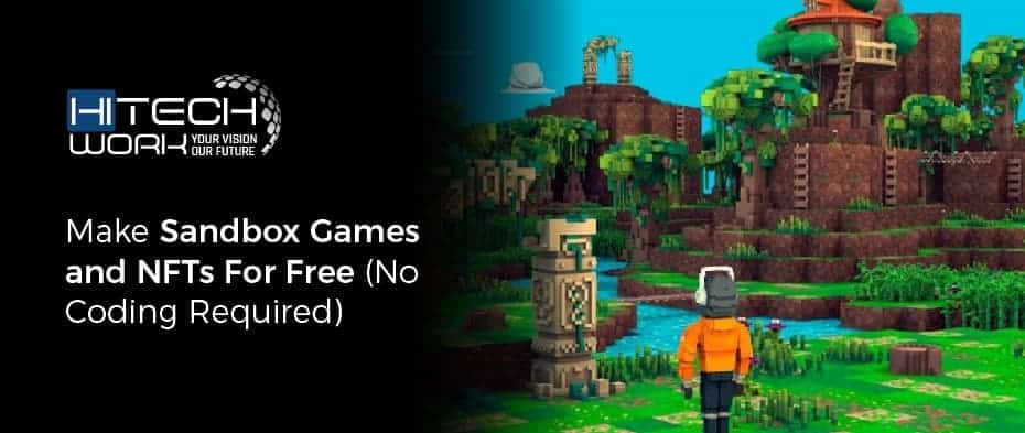 Includes 10 training videos, game art and more. Make Sandbox Games And Nfts For Free No Coding Required