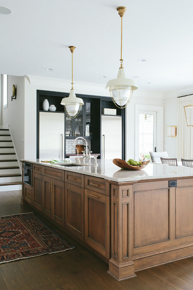 I chose perla venata quartzite for my own kitchen because i love the look of . Neutral Transitional Kitchen Design - Home Bunch Interior