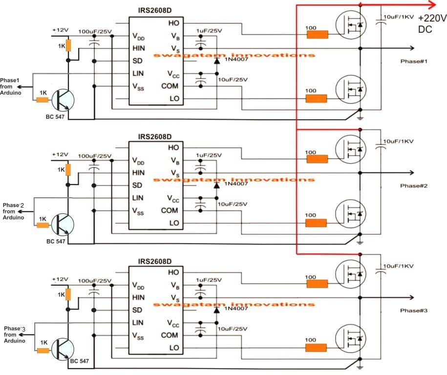 arduino control 3 pole contactor - Diagram Board
