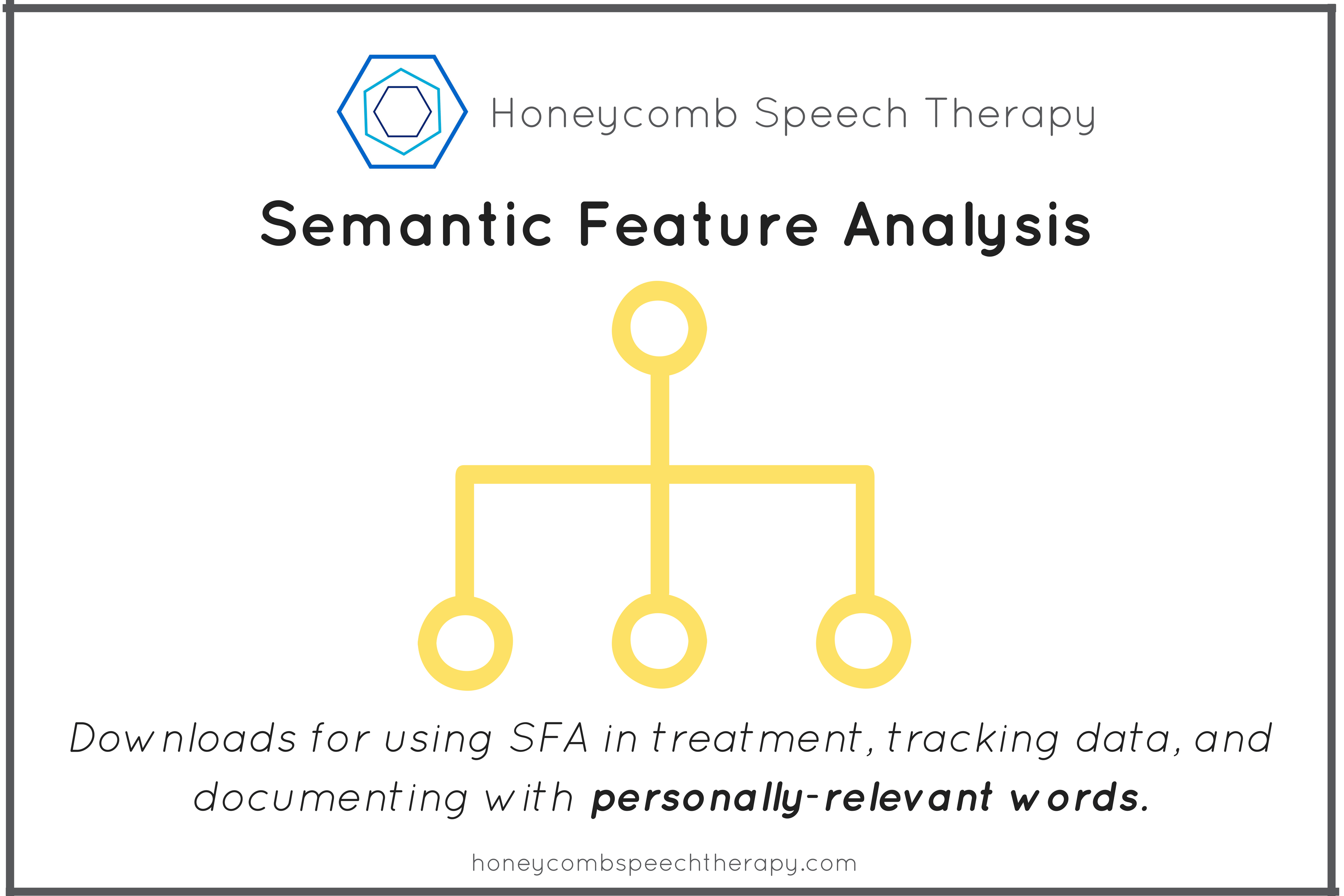 Semantic Feature Analysis Packet Speech Therapy