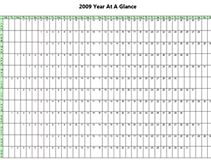 printable 2018 2019 2020 year at a view glance calendar templates