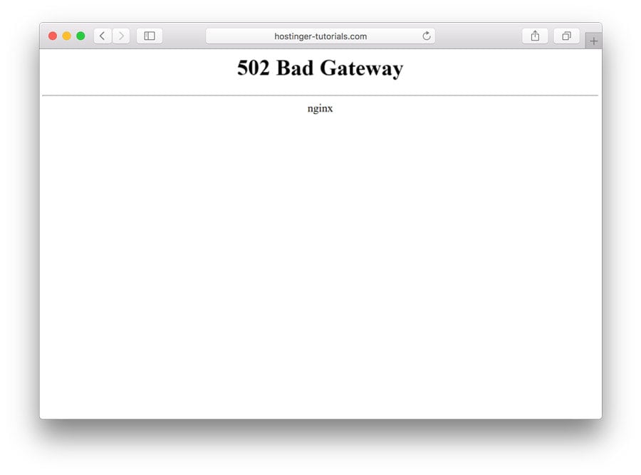 Cara Mengatasi Error 502 Bad Gateway di WordPress