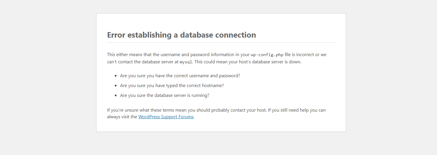 Make sure that the database . Wordpress Error Establishing A Database Connection Easy Tutorial