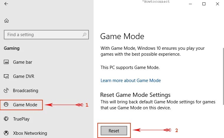 06/03/2020 · the windows game mode was introduced by microsoft in the windows 10 creators update to help optimize pc gaming performance. How To Reset Game Mode Settings To Default In Windows 10