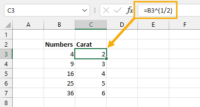 Square a number in excel using the formula =n^2, where n is a number or the cell you want to square. 5 Ways To Calculate The Square Root In Excel How To Excel