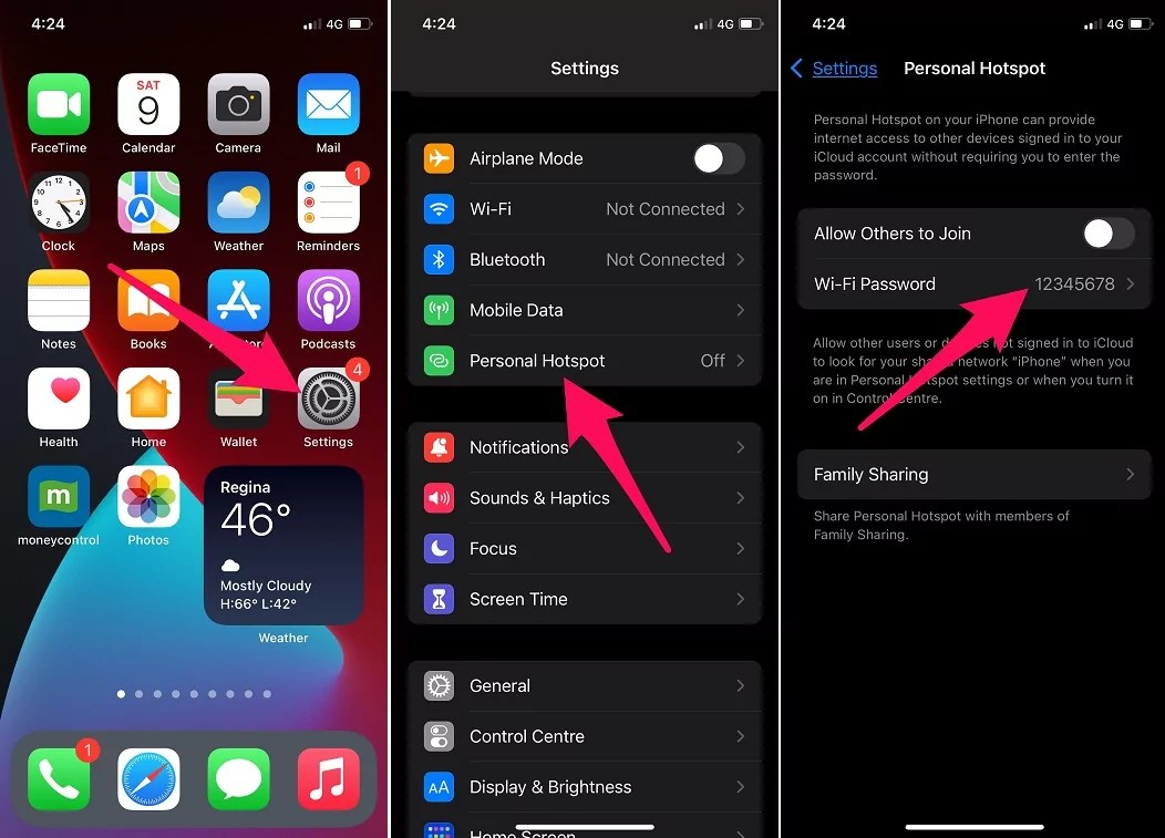 Change address open the settings app. How To Change Your Iphone Personal Hotspot Password Ios 15