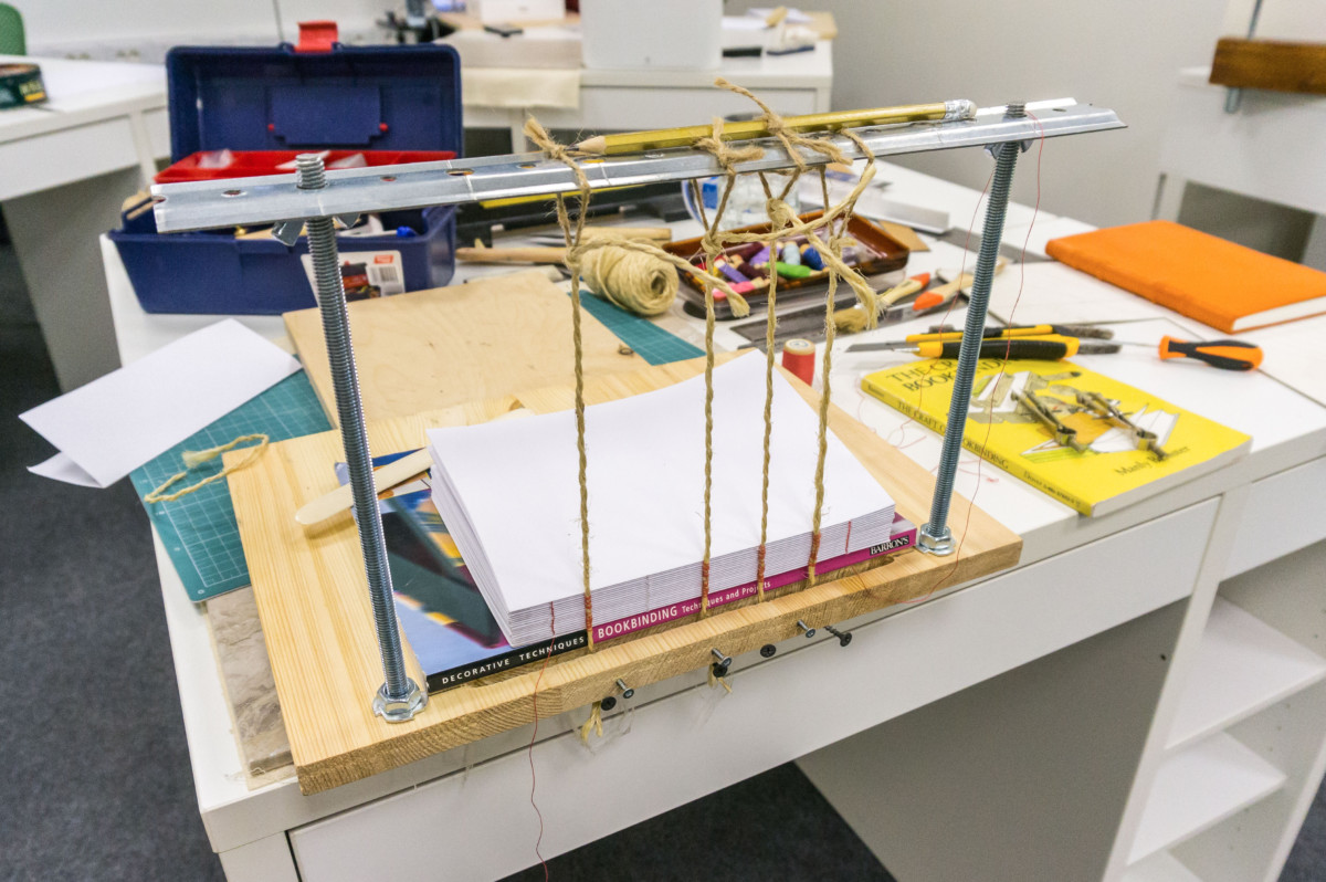 Simple Sewing Frame for Bookbinders Version 2.0 at My Etsy Store