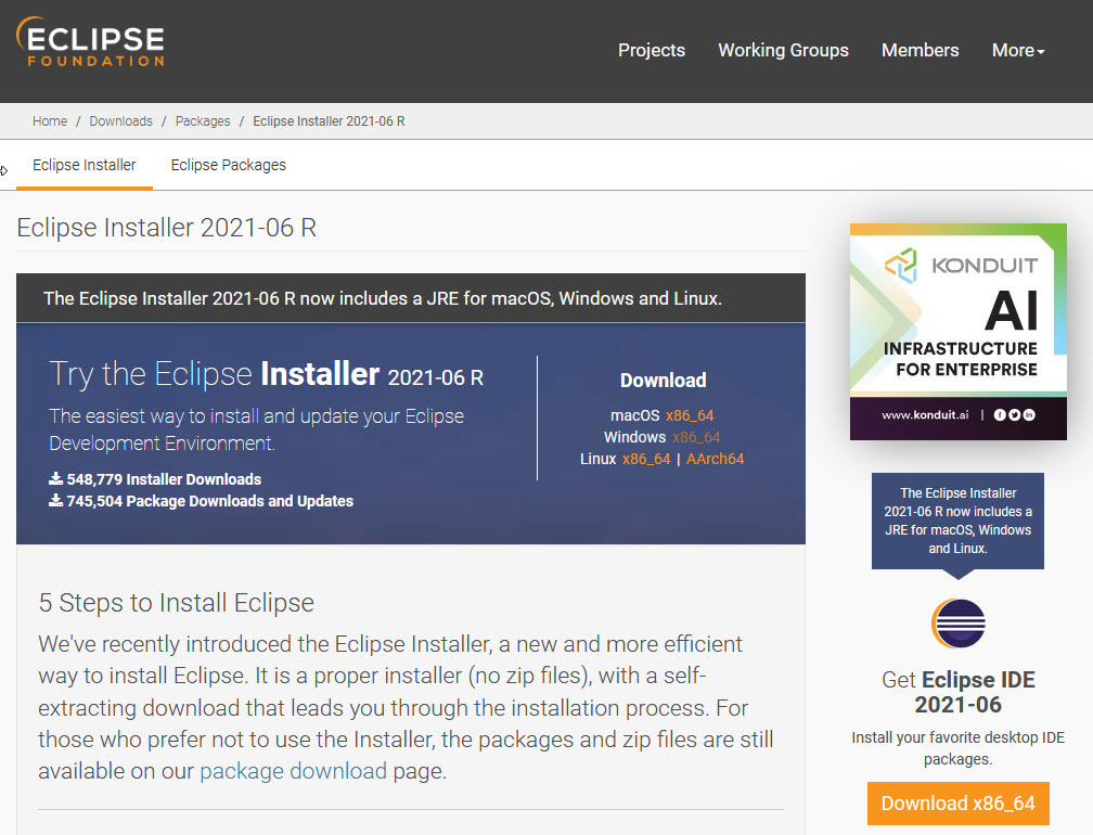 Spyder now offers standalone installers for windows and macos, making it easier to get up and running with the application without having to download anaconda . Eclipse Download And Installation Instructions