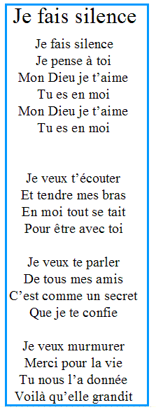 Quelques chants pour les rencontres de catéchèse