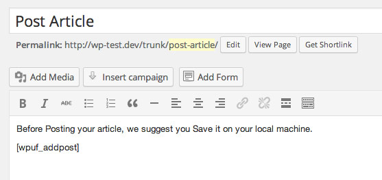 It includes frontend dashboard, frontend editor & publishing, and frontend . Setup email notifications for WP User Frontend submitted posts | ifeelweb.de