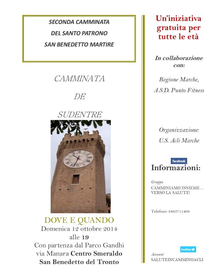 Tutto Pronto Per La “Camminata Di Sudentre – Camminata Del Santo Patrono” | Il Mascalzone Archivio Storico - San Benedetto Del Tronto - L'informazione Della Riviera Adriatica A Portata Di Mouse 900_x_695_jpg