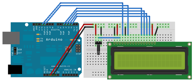 Sullo schermo del tuo tv led si sono accumulate polvere e ditate? Arduino e il display LCD 16Ã2 senza I2C - ilsito.net