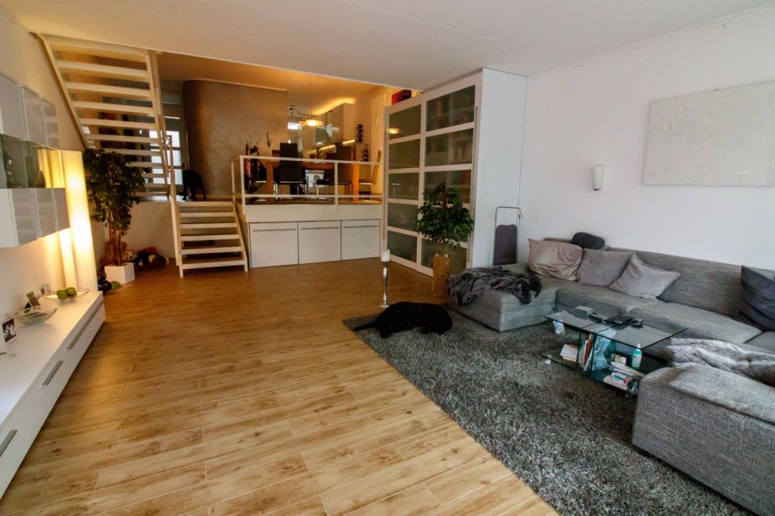 Wohnzimmer Essbereich - Maisonettewohnung Berlin zu verkaufen