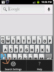 Search files, message, music in android mobile by Google Search