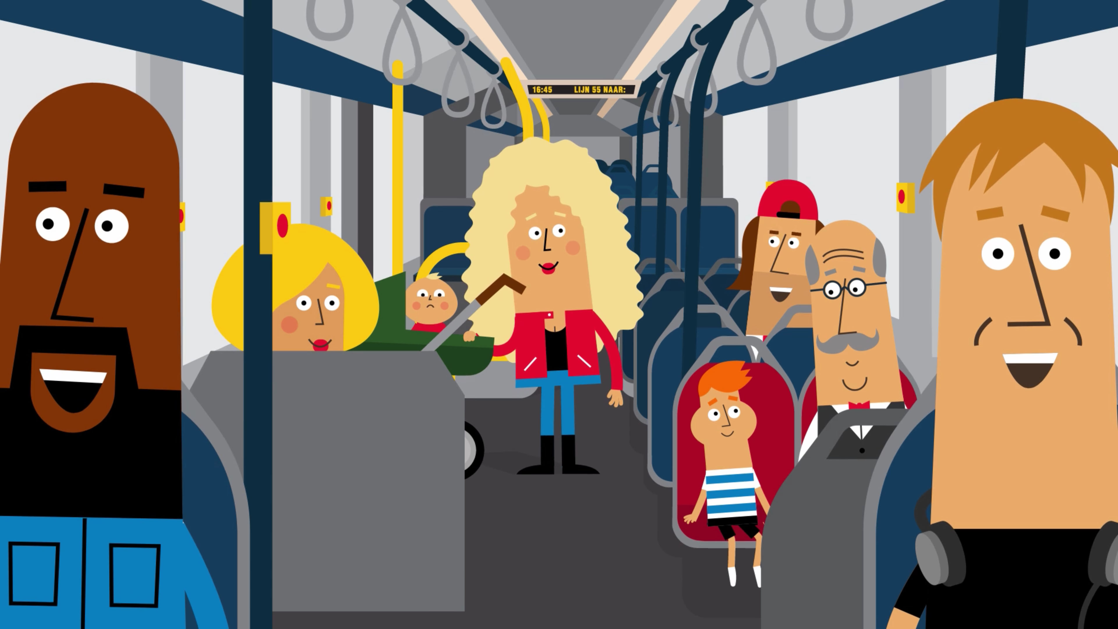 Gvb is the public transport provider for amsterdam. Voorlichting Reizigers Gvb Amsterdam In60seconds