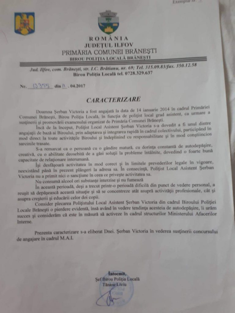 Legal faţă de şcoală şi faţă de problemele de educaţie ale copilului: Exclusiv Executia Politistului Local Serban Victoria A Intrat In Vizorul Organelor De Cercetare Penala Ziarul Incisiv De Prahova