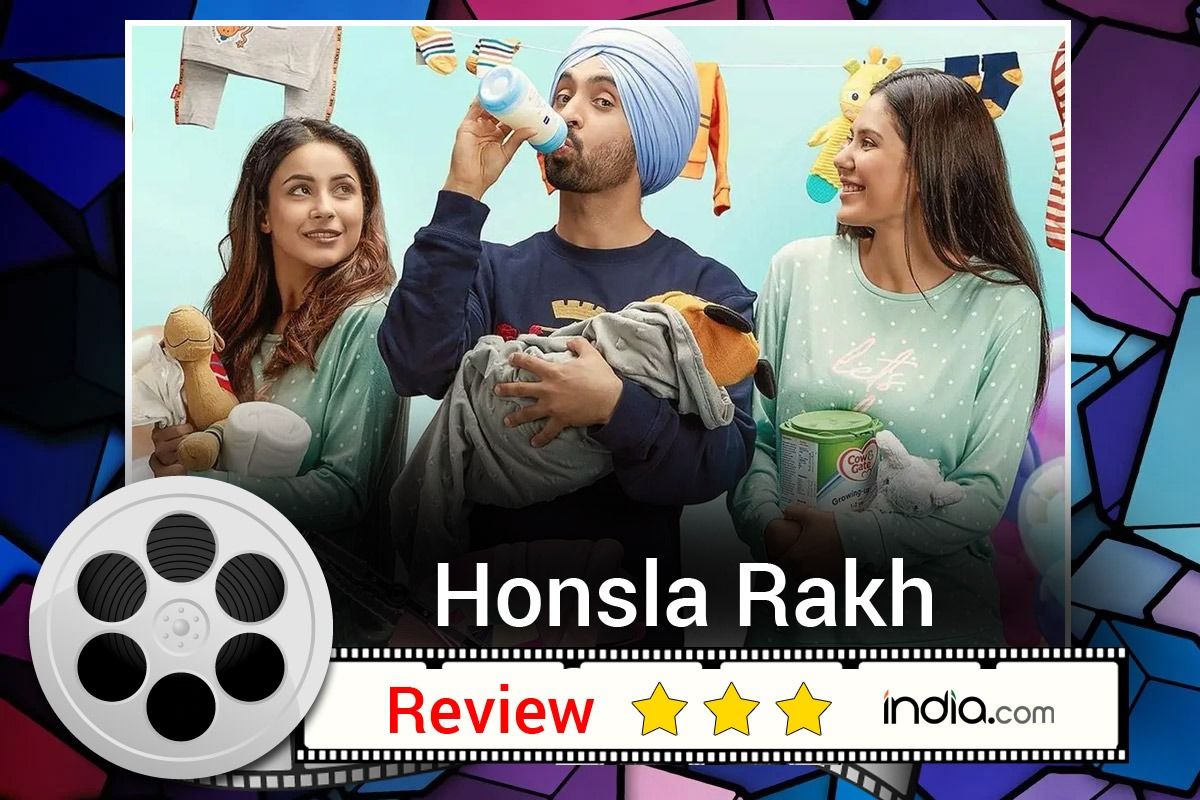 Honsla rakh, starring diljit dosanjh, sonam bajwa, shehnaaz gill and shinda grewal is a romantic comedy set in vancouver, canada that has warmth at its center . Honsla Rakh Review Shehnaaz Gill Diljit Dosanjh Film Has Unplanned Child But Planned Laughter Shehnaaz Gill Movie Review