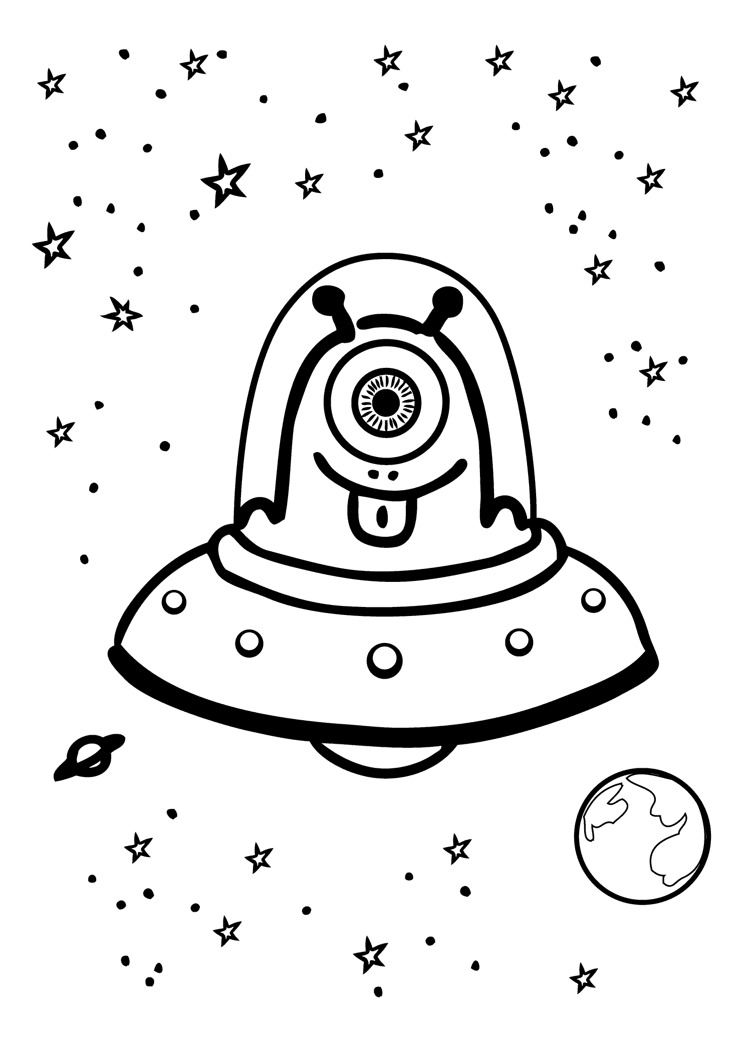 Alien coloring sheets coloring pages are a fun way for kids of all ages to develop creativity, focus, motor skills and color recognition. Coloring Pages Aliens Coloring Pages For Kids
