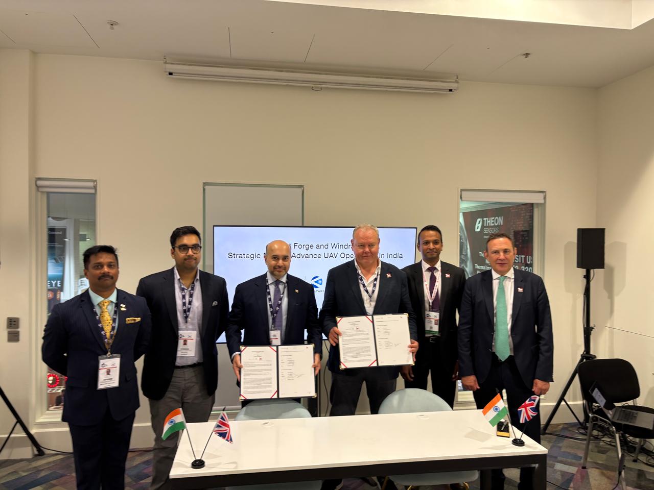 Bharat Forge Partners with Windracers: A Strategic MoU to Revolutionize UAV Operations in India at DSEI UK 2025