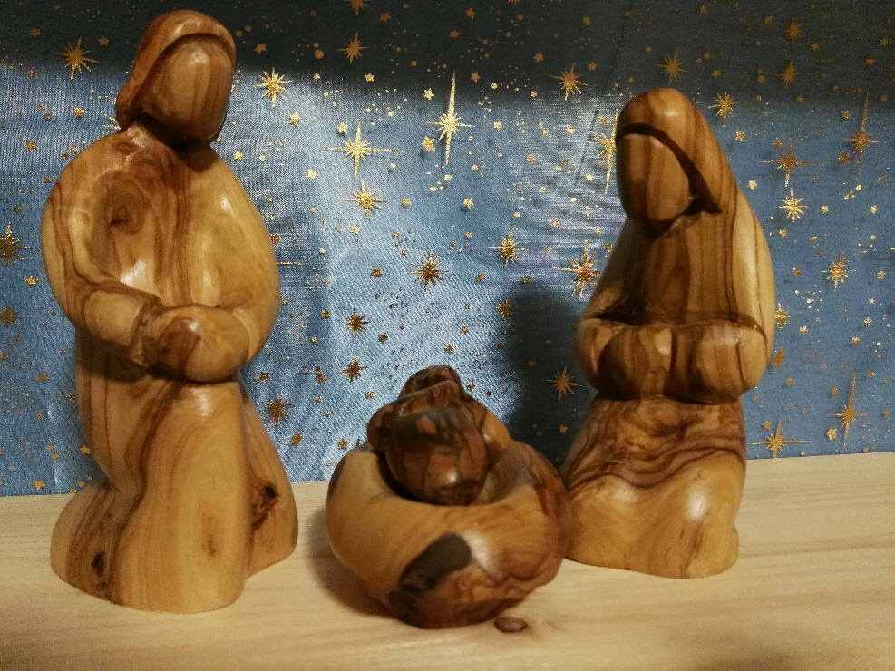 Croix En Bois D'olivier De Bethléem Jérusalem - Taille L (13x8 Cm) - Objet De Décoration, Souvenir Religieux, Fabriqué à La Main - 9