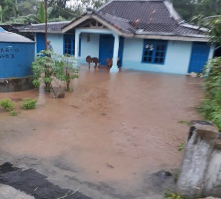 Giliran Kali Lunyu Meluap, Tiga Rumah Terendam | infogunungkidul