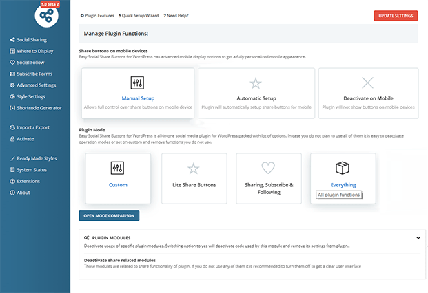 When the activate button appears, give it a click. Easy Social Share Buttons WordPress Plugin | InkThemes