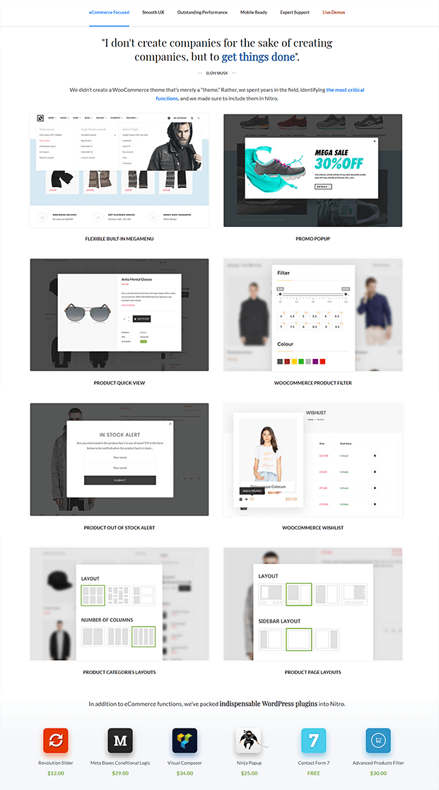 Pro version offers extended functionality. Nitro - Best WooCommerce WordPress Theme For Business ...